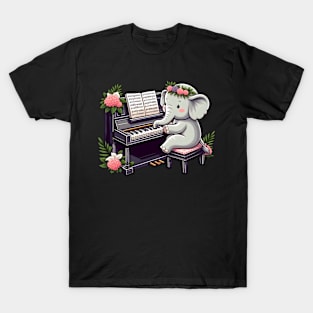 Elephant at the piano T-Shirt